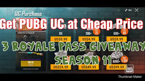 Enter the amount of uc and bp to generate. How To Get Pubg Mobile Uc At Cheap Price 3 Royale Pass Giveaways Season 11 Youtube