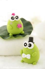 Lovely Frog Wedding Cake Topper By Kikuike On Etsy 100 00 Wedding Cake Toppers Cake Toppers Crafts