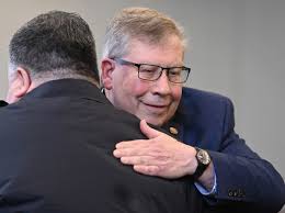 Arlington Heights honors two longtime trustees stepping down from the  Village Board