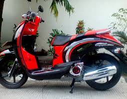 Foto modifikasi motor honda scoopy warna merah hitam. Honda Scoopy Fi 2015 Jual Motor Honda Scoopy Bekasi