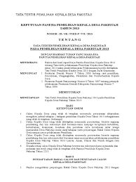 Contoh format berita acara hasil penjaringan bakal calon perangkat desa, bupati, kepala desa merupakan surat yang bertujuan untuk mengungkapkan suatu kejadian dalam bentuk tulisan yang bertujuaan untuk membuat keputusan, kebijakan, menceritakan sebuah peristiwa yang sudah terjadi. Contoh Surat Undangan Rapat Pembentukan Panitia Pilkades