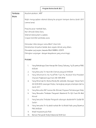Majlis pelancongan kesihatan malaysia (mhtc) dengan kerjasama astro awani akan mengadakan kempen derma darah pada 4 mei bertempat di bursa malaysia. Teks Mc Derma Darah