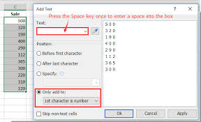 Allows you to specify spaces between words, and spaces between characters. How To Add Space Between Characters Or Every Digit In Excel