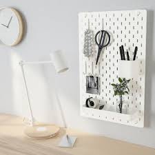 Skadis Lochplatte Kombination Weiss Heute Noch Bestellen Ikea Osterreich Ikea Pegboard Ikea Home Office Furniture