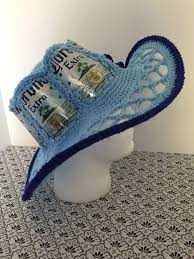 Corona Extra Beer Can Hat Made From Recycled Cans Cute Little Crochet Sunhat Beer Can Hat Crochet Beer Unique Items Products