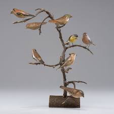 Birds Of Eastern Pa Folk Art Bird Tree Likely Pennsylvania Art