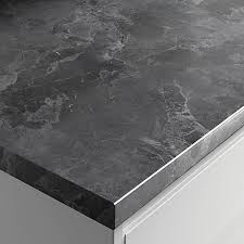 Carrara marble worktops and simply stunning shaker cabinets make for a modern, stylish design in this queens park kitchen by devol. Wickes Gloss Laminate Worktop Grey Marble 600mm X 38mm X 3m Wickes Co Uk
