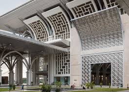 Tuanku Mizan Zainal Abidin Mosque Iron Mosque Butrajaya Malaysia