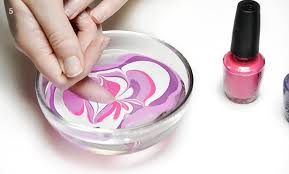 Do two coats of the base color. How To Do Water Marble Nails