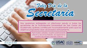 Ver más ideas sobre secretaria, día secretaria, feliz dia secretaria. Tv Usac On Twitter El Dia De La Secretaria En Guatemala Se Celebra El 26 De Abril Es Un Dia Conmemorativo Para Reconocer El Trabajo Y La Dedicacion Mostrada Por Estas Profesionales