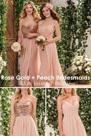 Jasmine Bridal B2 Rose Gold Peach Bridesmaids Rose Gold Bridesmaid Dresses Peach Bri Peach Bridesmaid Dresses Jasmine Bridal Rose Gold Bridesmaid Dress