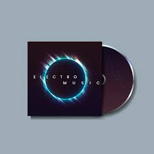 Free Vector Electro Music Album