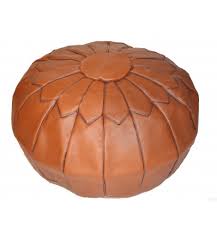 Check spelling or type a new query. Leather Pouf Round Leather Ottoman Brown
