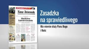 Z ogromnym zażenowaniem obserwuję trwającą kampanię „naszego dziennika skierowaną przeciwko pomocy osobom skrzywdzonym przez kościół katolicki. Nasz Dziennik Home Facebook