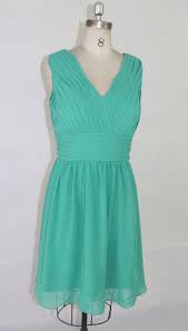 Green Cocktail Dress V Collar Chiffon Fabric Factory Direct Low Cost Wholesale Prom Dresses Wholesale Prom Dresses Green Cocktail Dress Dresses
