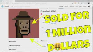 Highest Sold Nfts On Opensea A Cryptopunk Sold For Over 1 Million Dollars Youtube