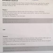 Du hast bereits einen deutschkurs bei kapitel zwei absolviert oder du buchst deine prüfung zusammen mit einem kurs. Themen Zum Schreiben C1