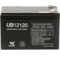 UPG 12-Volt 12 Ah F1 Terminal Sealed Lead Acid (SLA) AGM Rechargeable Battery UB12120
