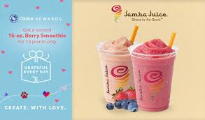 Jamba juice is dropping the juice. from now on, the chain will be known as just jamba. jamba's new mobile ordering app will be launched later this june, and the brand is also partnering. Globe Telecom On Twitter Share Love In A Cup This Valentine S At Jamba Juice Enjoy Another 16oz Berry Smoothie For Just 14 Rewards Points Createwithlove Get The Offer Via The Globe
