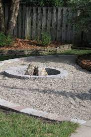 Finishing the backyard fire pit Pea Gravel Fire Pit We Already Have The Pea Gravel Area Backyard Fire Fire Pit Backyard Cheap Fire Pit