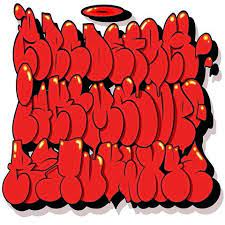 The style is a very authentic throwie style. 45 Graffiti Throwies Ideas Graffiti Graffiti Lettering Graffiti Art