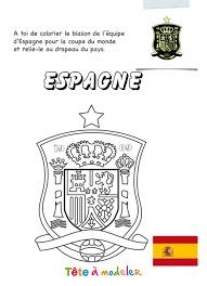 Patch ecusson brode drapeau barcelone espagne thermocollant backpack. Activite Blason Foot Espagne Mondial 2014 Sur Tete A Modeler