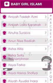 Anak perempuan yang terlahir cerdas, tinggi derajatnya, dan penuh cinta. Nama Baik Bayi Perempuan Islam For Android Apk Download