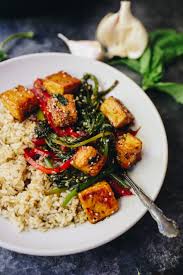 Stir gently with silicone or wooden spoon (metal will do more damage to tofu's delicate texture). Thai Basil Tofu Recipe Vegetarian Friendly The Healthy Maven