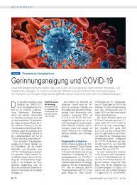 Thrombotische Komplikationen Gerinnungsneigung Und Covid 19