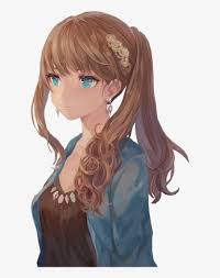 Image discovered by komiyu ღ. Anime Brown Hair Drawing Blue Hair Anime Girl Blonde Hair Blue Eyes Free Transparent Png Download Pngkey
