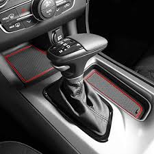 Custom Fit Cup Door And Console Liner Accessories For 2011 Present Dodge Charger Red Trim For Price And Pr Dodge Charger Dodge Charger Interior Dodge Dart