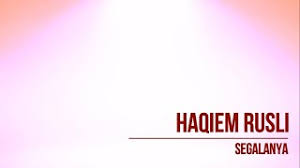 Lirik lagu bangkit adalah single terbaru yang dinyanyikan oleh penyanyi malaysia, haqiem rusli di bawah muzik komposi beliau tersendiri. Haqiem Rusli Segalanya Lirik Youtube