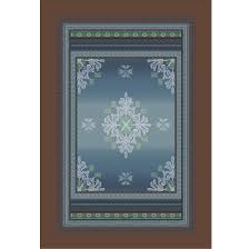 50% polyester, 40% baumwolle, 10% andere. Bassetti Teppich Olbia Braun Blau Bodenbelag Baumwolle