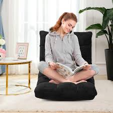 A cozy floor chair with back support, this comes with 14 different adjustments to give you the comfort you desire. Adjustable 14 Position Padded Floor Chair Recliner On Sale Overstock 30485280