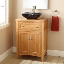 24 Narrow Depth Halifax Bamboo Vessel Sink Vanity Bathroom Vanities For Sale Home Depot Bathroom Vanity Rustic Bathroom Vanities