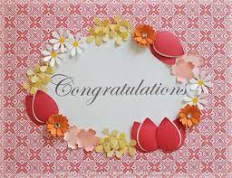 クラフトパンチでチューリップのカード 母の日 手作り カード カード 手作り 色紙 デコレーション