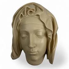 Metropolitan Museum . Michaelangelo Pieta Head Of Virgin Mary