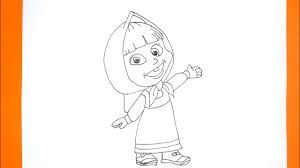 14 gambar mewarnai masha and the bear untuk anak anak via sigambar.com. Cara Menggambar Marsha And The Bear How To Draw Masha And The Bear Youtube