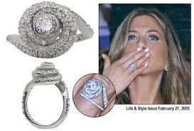 Celebrity Engagement Rings For A Lot Less Jennifer Aniston Wedding Ring Celebrity Wedding Rings Famous Engagement Rings