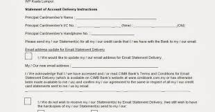 The 8th Voyager: CIMB credit card Statement of Account Delivery ...
