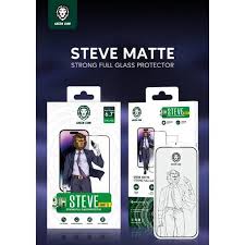 Order Green Lion 9H Steve Matte Strong Full Glass Protector for iPhone 14  Pro Max ( 6.7" Now!