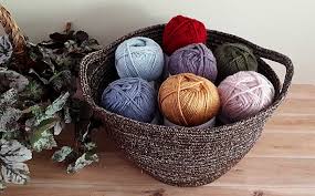 Let's crochet a basket made from jute ropes! How To Sew A Rope Bowl Or Basket Create Nurture Heal