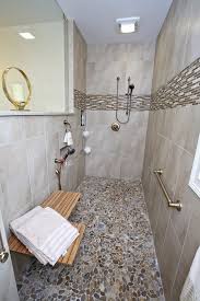 Should you use a flat pebble mosaic on the shower floor? Master Bath Remodel With Flat Pebble Shower Flooring Savvy Home Supply