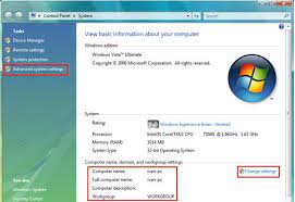 Field as well as the full. Setting Computer Name And Workgroup In Windows Vista