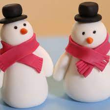 Bonhomme de neige \bɔ.nɔm də nɛʒ\ masculin. Video Un Bonhomme De Neige En Pate A Sucre Femme Actuelle Le Mag