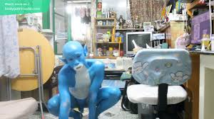 19 岁 Digitmon Veemon Boy  人体彩绘  人体彩绘裸体角色扮演