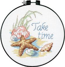 Pattern cross stitching embroidery patterns cross stitch sea cross stitch seashell cross. Take Time Cross Stitch Kit