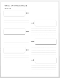 Free Blank Timeline Templates Smartsheet