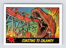 COASTING TO CALAMITY #26 DINOSAURS ATTACK Trading Card 1988 Topps SAL15 |  eBay