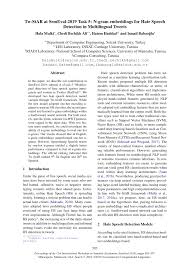 The company is named after the new zealand wētā. Pdf Tw Star At Semeval 2019 Task 5 N Gram Embeddings For Hate Speech Detection In Multilingual Tweets